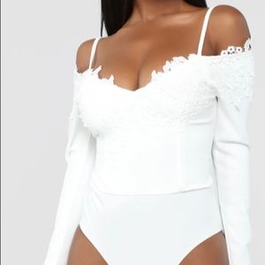 Fashion Nova “Looking Sweet bodysuit” NWT